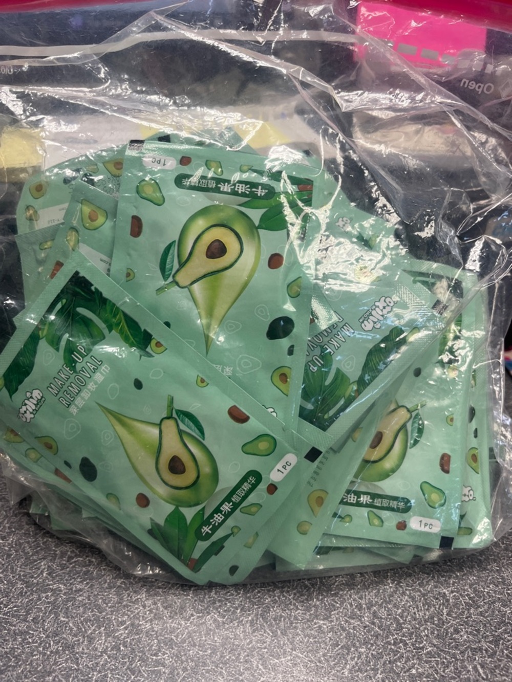 Avocado Facial wipes makeup removers- 60 pieces price firm